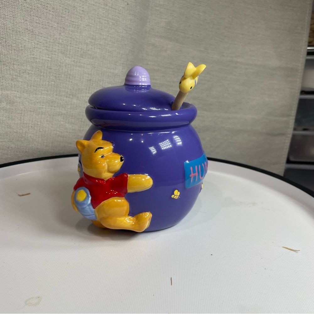Disney Purple Honey Pot with Winnie the Pooh